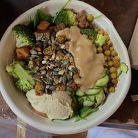 vegan green protein salad at SLA - Catharijne in Utrecht