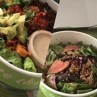The Hot Mexicana (€14,50) and Killer Kapsalon (€13,50) bowls. Both fully vegan.  at SLA - Catharijne in Utrecht