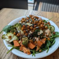 Protein salad at SLA - Catharijne in Utrecht