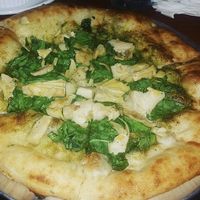 Almond Pesto Vegan Pizza at Harvest Pizzeria in Clintonville