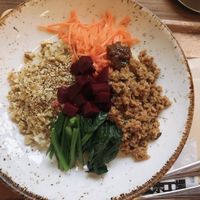 Bibimbap at Oizumi Kojo Nishi-Azabu 大泉工場 in Tokyo