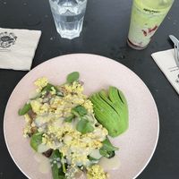 Eggs Benedict vegan-o   at 80/20 in Braddon