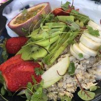 Bircher muesli (vegan version) at 80/20 in Braddon