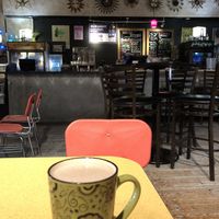 Almond milk hot chocolate  at The Artful Dodger in Harrisonburg