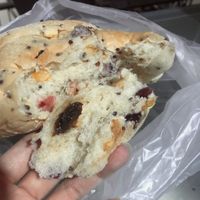 [vegan] cranberry quinoa bun $4.50 👍🏻👍🏻👍🏻 at Duke Bakery - Paya Lebar Square in East Singapore