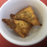 Vegan dumplings  at An Xin Vegan Stall in Central Singapore