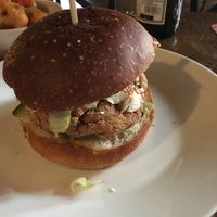 Samurai burger - truly awesome  at The Firefly in Worcester