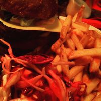 burger at The Firefly in Worcester