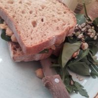 Smashed Chickpea Sandwich  at Ginger & Co. Coffee in Shrewsbury