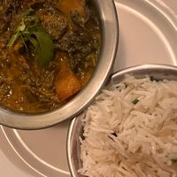 Saag Bazhi (Rice extra)  at Royal Indien in Nantes