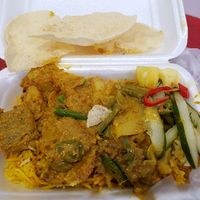 Take Away Vegetarian Nasi Biyani $3.  at Vegan Curry Rice in West Singapore