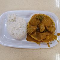 Curry mutton rice at Vegan Curry Rice in West Singapore