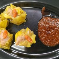 Handmade (really😄siew mai at Vegan Curry Rice in West Singapore