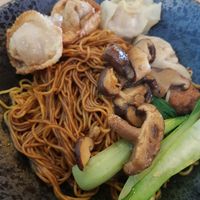 Wanton noodles 👌🏻 at Vegan Curry Rice in West Singapore