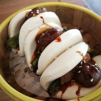 Steamed Kong Ba Pau (using omnipork ) 3 pcs for SGD4
 at Vegan Curry Rice in West Singapore