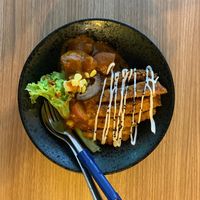 Signature curry katsu don at Vegan Curry Rice in West Singapore