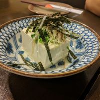 Cold tofu at Kitsune in Bangkok