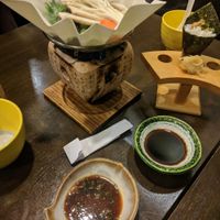 Mushrooms in paper at Kitsune in Bangkok