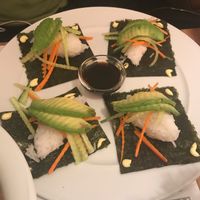 Nori tacos (vegetarian) at Cafe Elektric in Prague