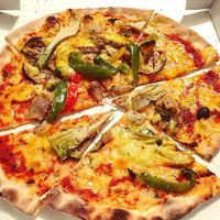 Vegan pizza  at Olive Garden in South West London