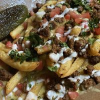 Carne Asada Fries  at Lick It Up - International Bar in El Paso
