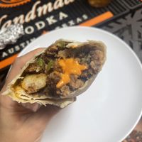 Picadillo burrito  at Lick It Up - International Bar in El Paso
