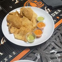 Sad excuse for Chips and “salsa”   at Lick It Up - International Bar in El Paso