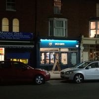 Outside at Spiced Roots in Oxford