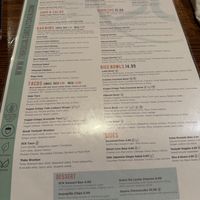 Menu with Clearly Labeled Options  at Third Culture Kitchen in Titusville