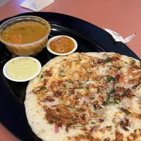 Uttapam, dhal and chutney  at SIN - Kaveri Indian - T2 in East Singapore
