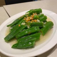 Stir-fried okra in clear gravy at Bali Thai - Causeway Point in North Singapore