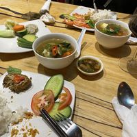 Soft tofu cake, lemongrass and chilli crispy tofu  at Xich Lo in Hornchurch