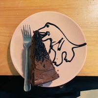 Bolo brigadeiro  at Moko Veggie Cafe - Anjos in Lisbon