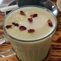 Matcha latte at Moko Veggie Cafe - Anjos in Lisbon