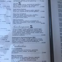 vegan menu page, 10-04-2019 at Bolsi in Asuncion