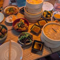 Various dishes from their menu at Dubbel Dubbel Kolibri in Gothenburg