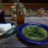 Swamp cabbage  at Burinda in Ayutthaya