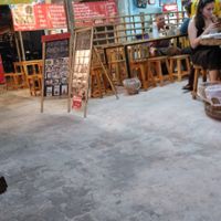 The shop with big vegan advertising deserves attention because their soup was very delicious no msg as well at Burinda in Ayutthaya