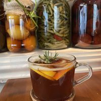 Winter tea  at Falla in Warsaw