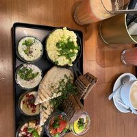 The amazing breakfast plate  at Falla in Warsaw