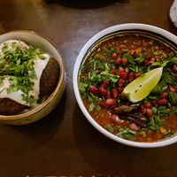 Harira and falafels at Falla in Warsaw