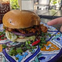 Hawaiian tempura at Falla in Warsaw