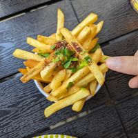 Zatar fries at Falla in Warsaw