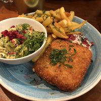 Vegan fried cheese  at Falla in Warsaw