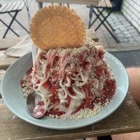 Spaghettieis at art & wEISe in Monheim Am Rhein