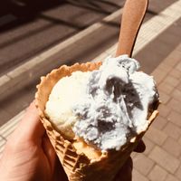 Im Hörnchen. Vegan of course .  at art & wEISe in Monheim Am Rhein