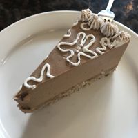 Raw gingerbread cheesecake at Rawnaissance in Louisville