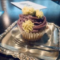 Gluten free vegan banana cupcake at Yamagoya in Uji