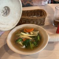 Mushroom rice noodles #Veganuary at At Home Cafe and Eatery in Bangkok
