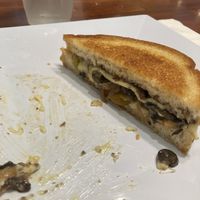 Don Quixote with vegan cheese, supposedly grilled in oil when ordered vegan  at The Grilled Cheese Bistro in Norfolk